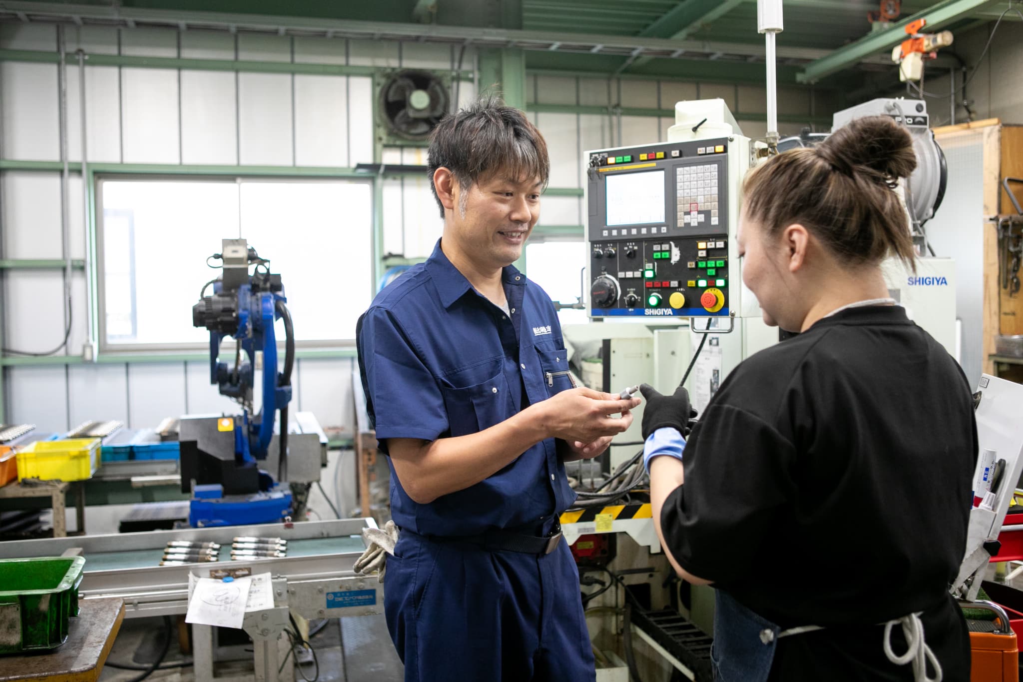 作業場の中の様子